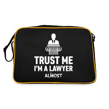 Étudiant avocat jurassien Étudiant en droit - Sac Retro - noir/or - Dos