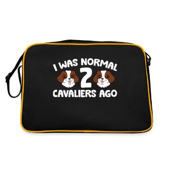 J’étais normal 2 Cavaliers avant Cavalier King - Sac Retro - noir/or - Dos