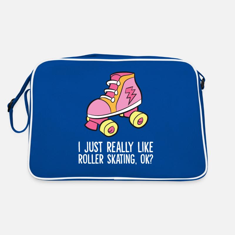J’aime juste le roller Ok Rollerskating Sac Retro