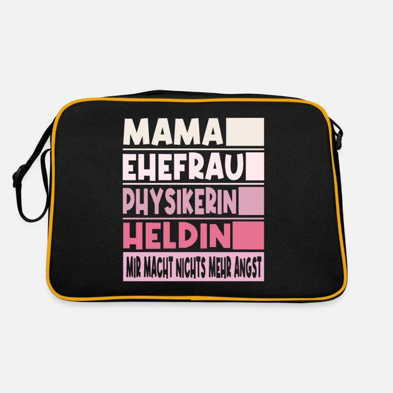 Physikerin Mama Ehefrau Heldin Retro Tasche