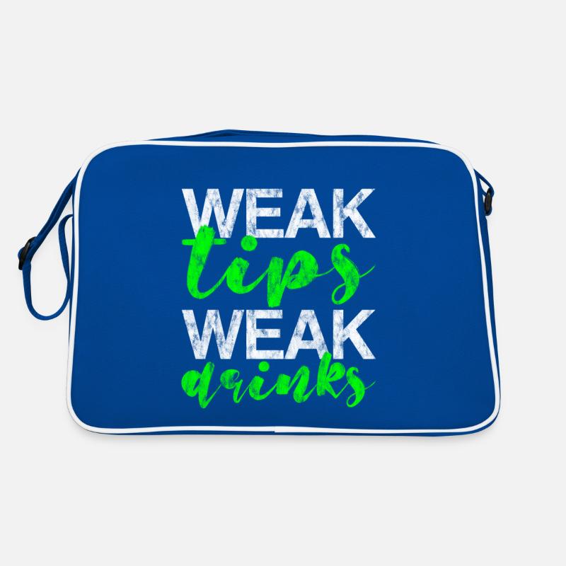 Weak Tips Weak Drinks 3 Retro Tasche