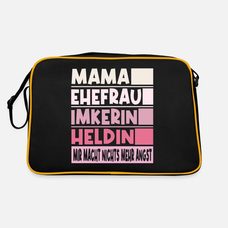 Imkerin Mama Ehefrau Heldin Retro Tasche