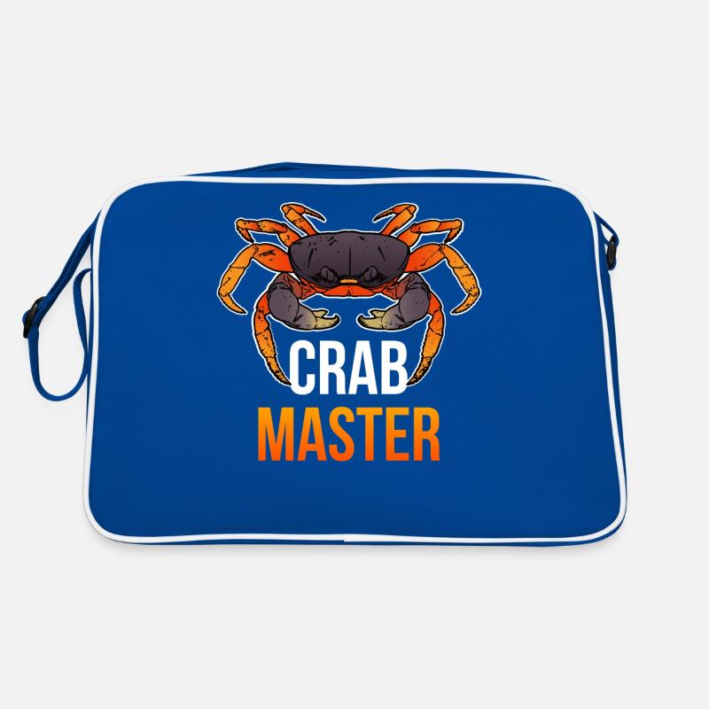 Crab Master Krabbe Geschenk Retro Tasche