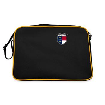 North Carolina - Retro Bag - black/gold - Back