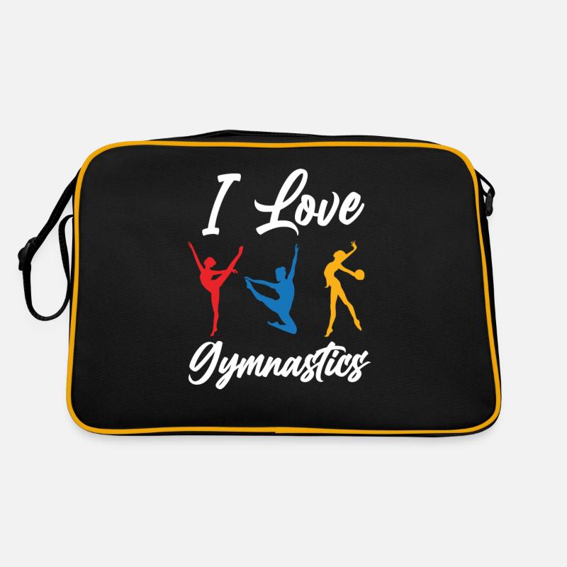 Ich Liebe Turnen Retro Tasche