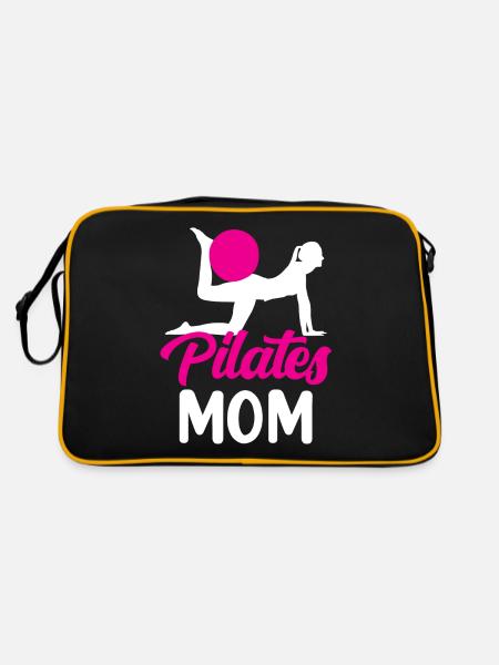 Pilates Mama Mami Mère Amante - Sac Retro - noir/or - Dos