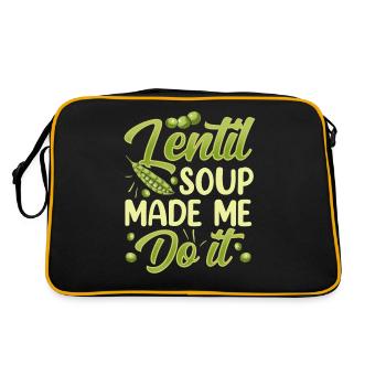 Lentil Soup Got Me Lentil Lens - Retro Bag - black/gold - Back