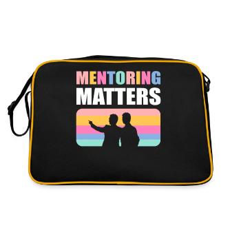 Mentoring Matters Coach Mentor Motivational - Retro Bag - black/gold - Back