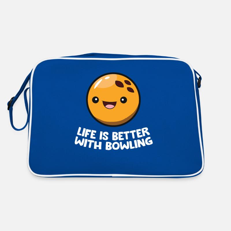 Life Is Better With Bowling Retro Bag