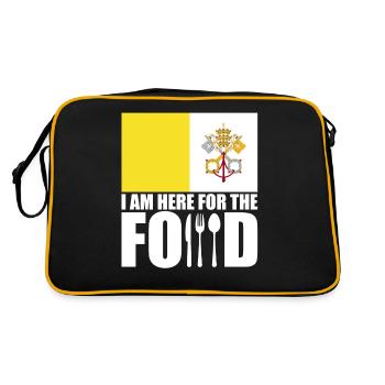Souvenir de voyage de vacances de la Cité du Vatican - Sac Retro - noir/or - Dos