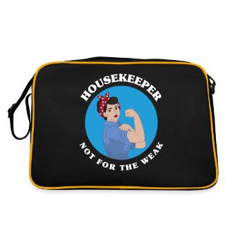 Housekeeper Cleaning Lady Stark - Retro Bag - black/gold - Back