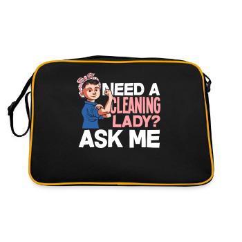 Housekeeper Cleaner - Retro Bag - black/gold - Back