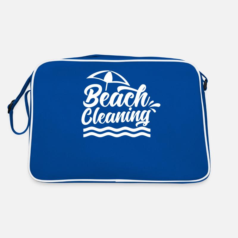 Nettoyage de plage Plages Plage Plage Nettoyage Sac Retro