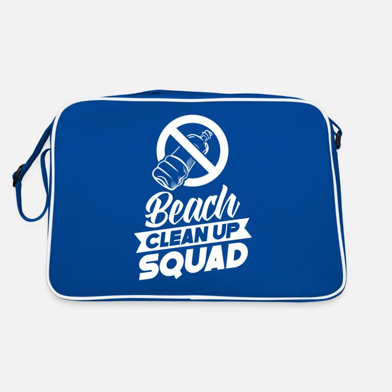 Beach Clean Up Squad Beach Cleaning Beach Retro Bag