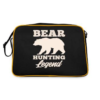 Légende du chasseur d’ours - Sac Retro - noir/or - Dos