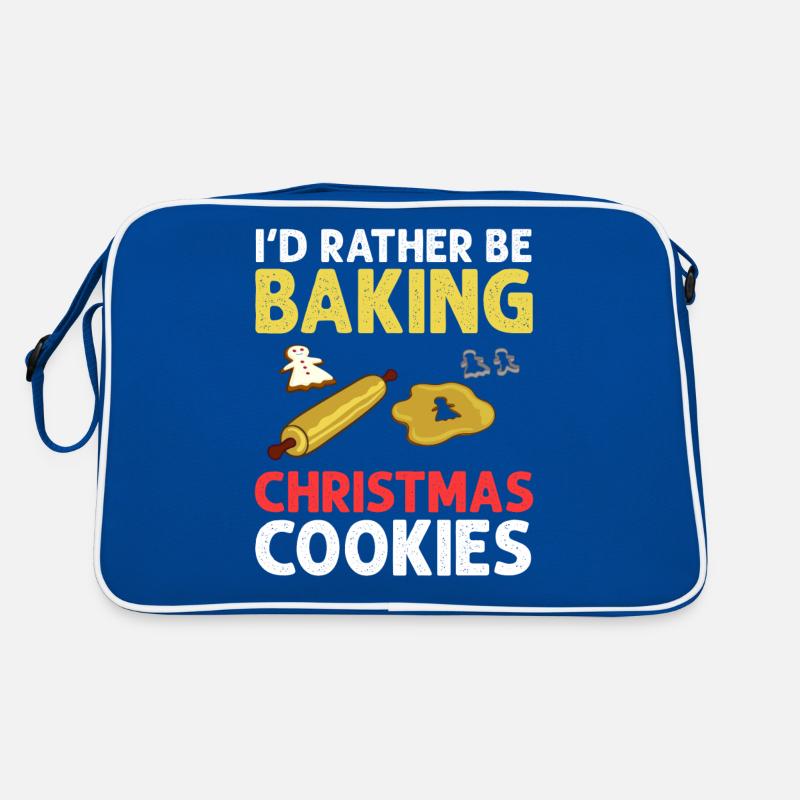 Weihnachten Backen Plätzchen Kekse Lebkuchen Retro Tasche