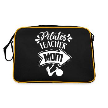 Professeur de Pilates Maman Professeur de Pilates Mère Maman - Sac Retro - noir/or - Dos