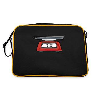 Kitchen scale - Retro Bag - black/gold - Back