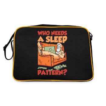 Qui a besoin d’un quart de nuit au rythme du sommeil - Sac Retro - noir/or - Dos