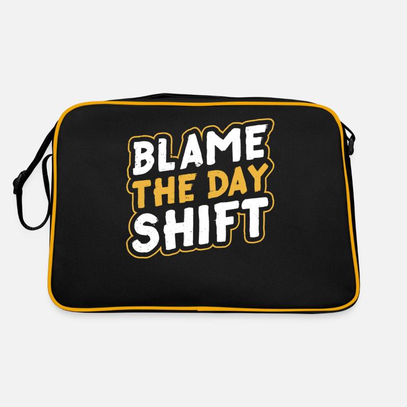 Die Tagesschicht Verantwortlich Machen Beruf Retro Tasche