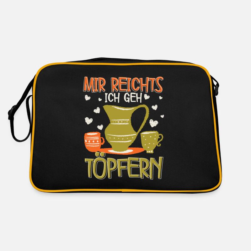 Töpfern Retro Tasche