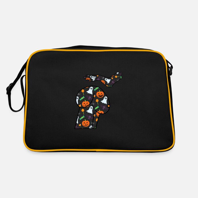 Dirty Mind Dog Oder Dick Halloween Penis Dog DIck Retro Tasche