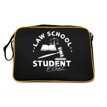 Student of the Faculty of Law Advocated - Retro Bag - black/gold - Back