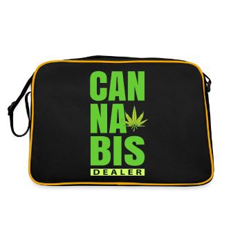 Revendeurs de cannabis - Sac Retro - noir/or - Dos