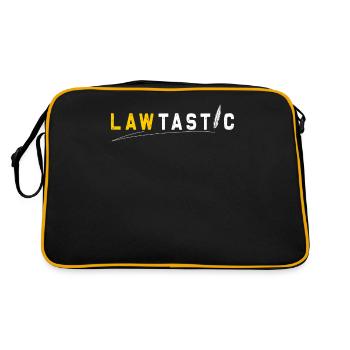 Étudiant de la Faculté de droit je ne peux pas - Sac Retro - noir/or - Dos