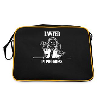 Student of the Faculty of Law Advocated - Retro Bag - black/gold - Back