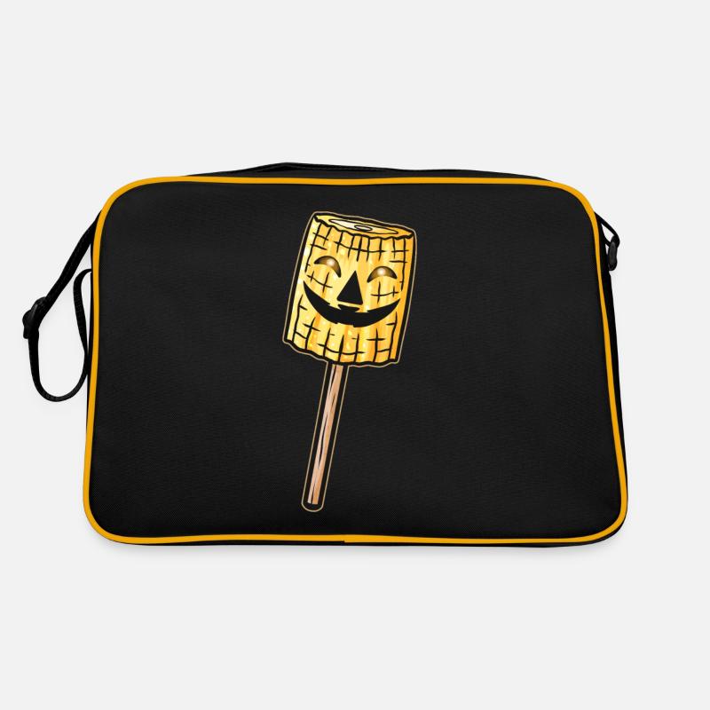 Evil Jack O Lantern Corn Lollipop Halloween Retro Tasche