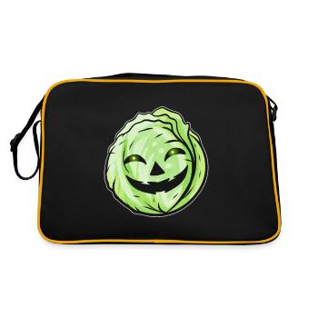 Maléfique Jack O Lantern Laitue Halloween - Sac Retro - noir/or - Dos