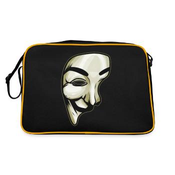 Mask As Costume For Halloween - Retro Bag - black/gold - Back