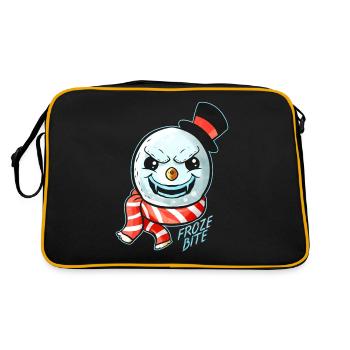 Evil Snowman Froze Cylindre Crocs Halloween - Sac Retro - noir/or - Dos