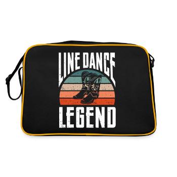 Retro Vintage Line Dance Legend Rodeo Cowboy Boots - Retro Bag - black/gold - Back