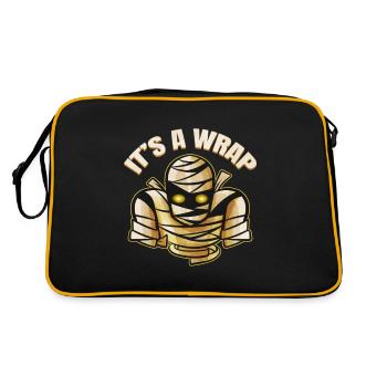 Scary Mummy It's A Wrap Halloween - Retro Bag - black/gold - Back