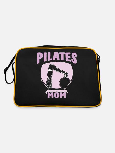 Pilates Maman Mère Amant Maman - Sac Retro - noir/or - Dos