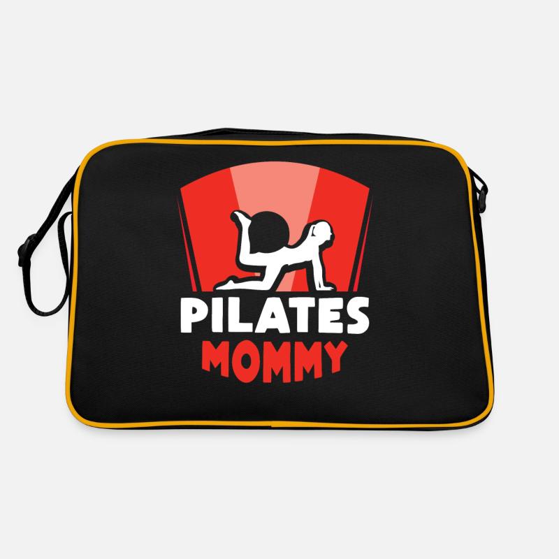 Pilates Mami Mutter Mama Liebhaber Retro Tasche