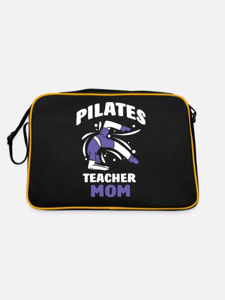 Pilates Teacher Mama Pilates Teacher MomMy Mother - Retro Bag - black/gold - Back