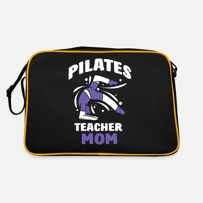Pilates Lehrerin Mama Pilateslehrerin Mami Mutter Retro Tasche