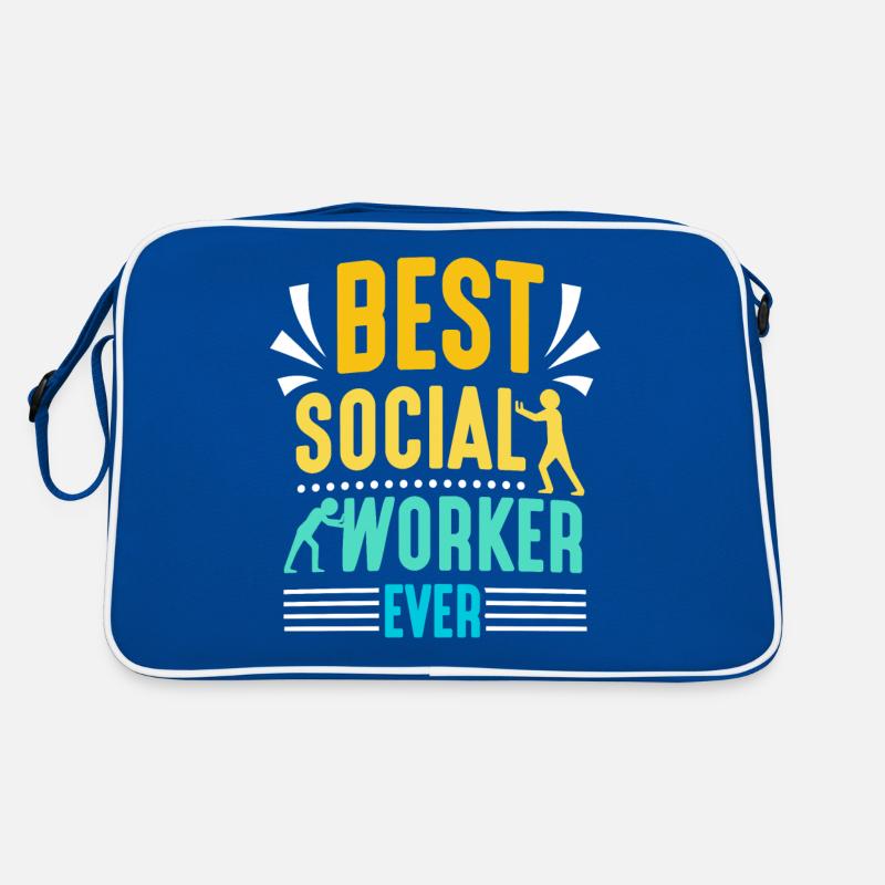 Bester Sozialarbeiter Aller Zeiten Sozialarbeit Retro Tasche