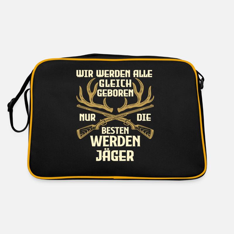 Jäger Spruch Jagen Retro Tasche