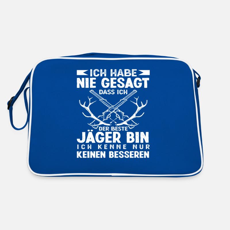 Ich Bin der Beste Jäger Jagd Geburtstag Geschenk Retro Tasche
