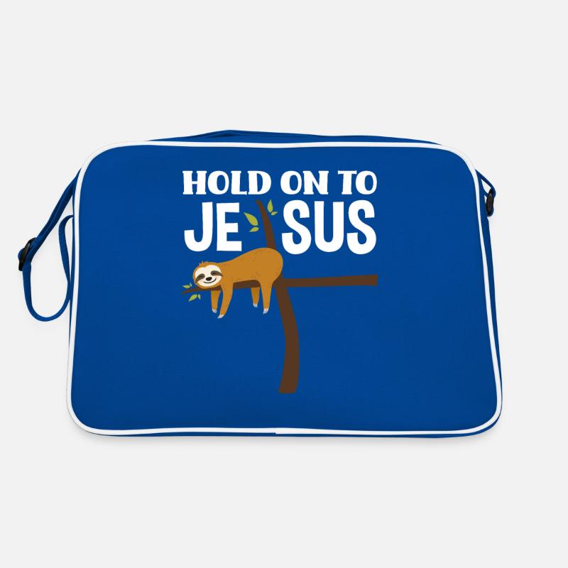 Jesus Sloth Retro Bag