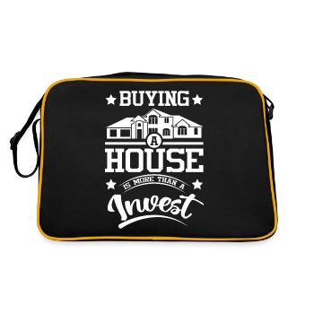 Acheter une maison est plus qu’un investissement - Sac Retro - noir/or - Dos