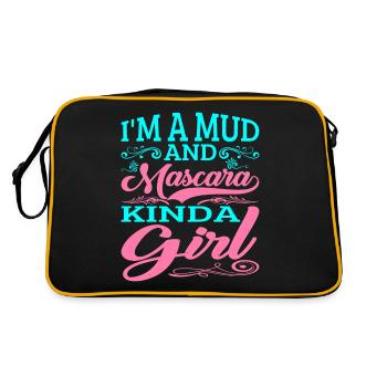 Je suis une fille de boue et de mascara 2 - Sac Retro - noir/or - Dos
