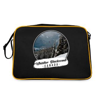 Whistler Blackcomb Canada Souvenir - Sac Retro - noir/or - Dos