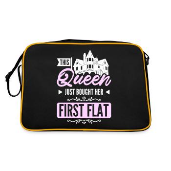 Cette reine vient d’acheter son premier appartement - Sac Retro - noir/or - Dos