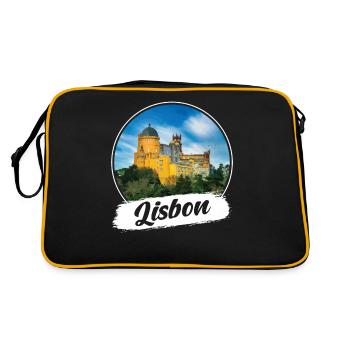 Souvenir de Lisbonne - Sac Retro - noir/or - Dos