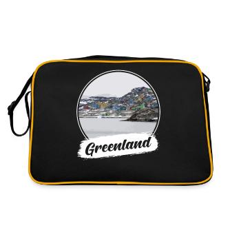 Souvenir du Groenland - Sac Retro - noir/or - Dos